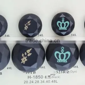 Factory Price Laser Logo Finish Women Coats Resin Button thumbnail-1