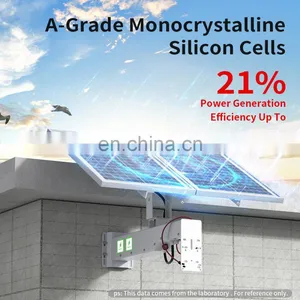 Solar System Off-grid Energy Storage System Lithium Battery for Home Farm Island Outdoor 4G Router Lighting Surveillance Camera thumbnail-4