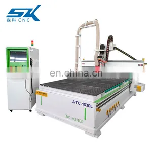 1325 ATC CNC Wood Router MDF Cutting Wooden Furniture Multi Heads Straight Line ATC CNC Router 3D CNC Wood Carving Machine thumbnail-2