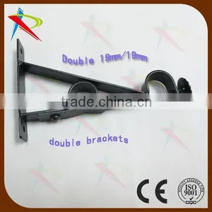 2015 Nigeria / Algeria New Wrought Iron Single Curtain Pole Brackets thumbnail-3
