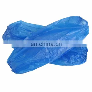 Disposable Sleeve Cover White Blue Pe/sms Sleeves Arm Cover Plastic Waterproof Sleeves Over thumbnail-1