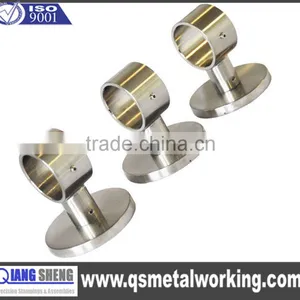 Customized OEM Adjustable Tension Metal Curtain Rod Wall Ceiling Bracket thumbnail-1
