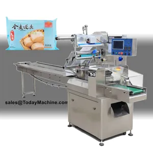 Automatic Horizontal Chocolate Bar Candy Food Flow Pillow Bag Wrapping Machine thumbnail-5