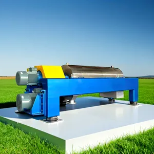 Decanter Centrifuge Machine With Engine Pump for Sludge Dewatering Separation Equipment Centrifugal Decanter thumbnail-5