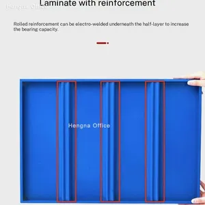Eco-friendly Storage Rack HN-SH234 for School and Hospital, Odorless Powder Coated, Snap-in Structure for Easy Installation, China Factory Direct thumbnail-4