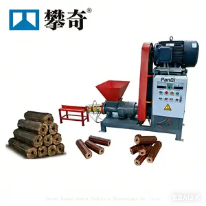 Small Charcoal Briquette Machine Charcoal Briquetting Machine Price Wood Charcoal Making Machine for Sawdust Briquette Making thumbnail-1