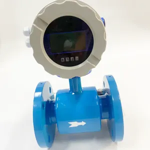 Split Electromagnetic Flowmeter With Digital Display, Pipeline Sensor for Sewage (dn50), High-precision Intelligent Flowmeter for Industrial Wastewater, Intelligent 485, High-precision Digital Display Sensor for Pulp and Fire Protection thumbnail-1