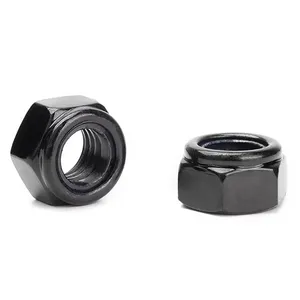 DIN 985 DIN 982 304/316 Stainless Steel Hexagonal Nylon Insert Lock Nut thumbnail-4