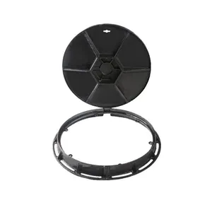 Road Cast Iron Manhole Cover En124 D400 Square Round Manhole Covers Custom Nodular Cast Iron Manhole Cover thumbnail-5