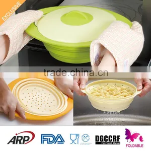 Hot Sale Foldable Silicone Steamer thumbnail-6