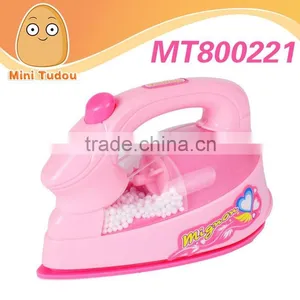 Hot Selling Mini Kids Home Appliances Furniture Toy Playing House Toy Mini Appliances Toys Electric Iron With Light thumbnail-1