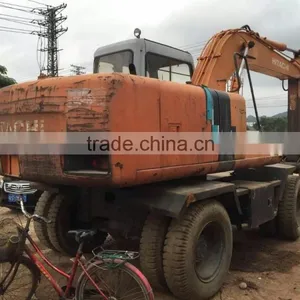 Used Japan Wheel Excavator Hitachi EX100WD-1 For Sale thumbnail-1