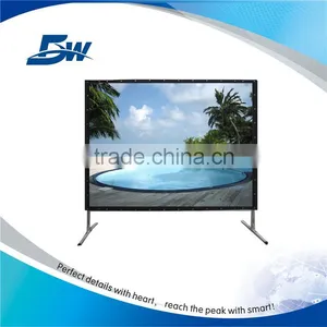 BW Wholesale Quick Fold Outdoor Rear Projection Screen/Portable Fast Foldable Projector Screen Quality Choice thumbnail-1