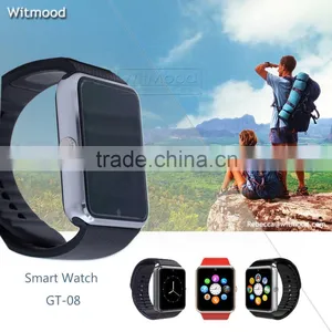 Witmood 1.54" 2.5D OGS Screen Smart Fitness Watch Gt08 Smart Watch for Ios and Android Phones thumbnail-1