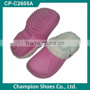 Comfortable Winter Clogs With Fur thumbnail-2