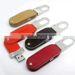 Luxury Gift Leather USB Pen Drive 32GB 2.0 General U-Disk Pen USB Flash Drive thumbnail-1