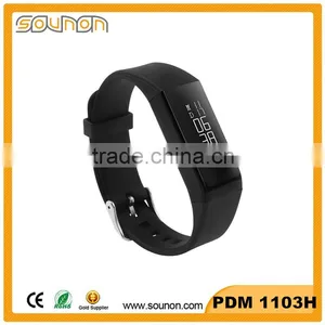 2016 OLED Touch Bluetooth 4.0 Waterproof Fitness Pedometers With Heart Rate Monitor Calorie Counter Smart Bracelet Wristband thumbnail-1