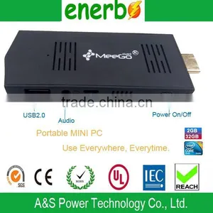 Hot Sell Meegopad T02 Mini PC Without Monitor Compute Stick Ultra Smart Mini pc HDMI With 2*USB2.0 48g With Intel Atom BT4.0 thumbnail-5