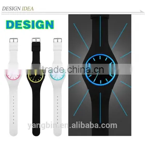 2016 HOT SELLING New Fashion Silicone Watch Jelly Watch thumbnail-1