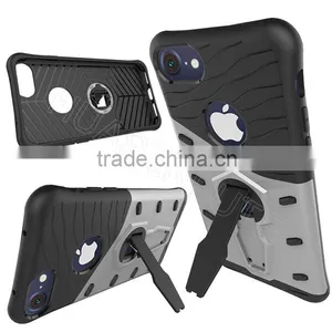 High Protective TPU and Plastic Hybrid Case Cover Kickstand Phone Case Armour Phone Case For Apple IPhone 7 thumbnail-3
