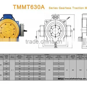 TMMT630A , Traction Machine ,Elevator Traction Machine thumbnail-1