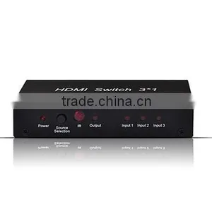 3 in 1 Out HDMI Switch 3x1with Remote Control thumbnail-1