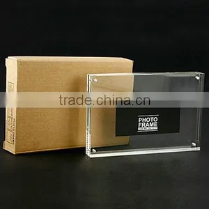 Decorative Square Glass Picture Photo Frame Customized Size thumbnail-4