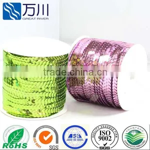 Charming Spangle Sequin String Roll,most Popular Garment Accessories Cobalt Sequin Trimming Wholesale thumbnail-1