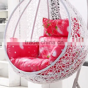 Rattan Resin Wicker Hanging Indoor Swing Chair With Stand Quality Choice thumbnail-3