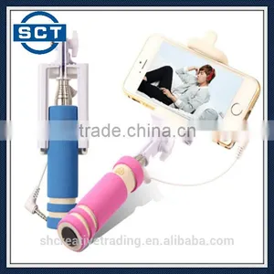 Lovely Selfie Sticks Extendable Wired Selfie Stick Lovely Colors Cute Selfie Sticks thumbnail-4