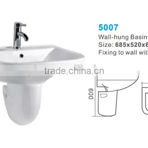 Ceramic Wall Hung Basin for the Shampoo Basin in Wash Basin thumbnail-3