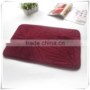 Printed 100% Polyester High Density Foam Bath Mat,washable Memory Foam Bath Mat/Memory Foam Bath Mat_ Qinyi thumbnail-1