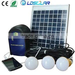 Compact and Portable 6W 18V Solar Home Lighting System thumbnail-1
