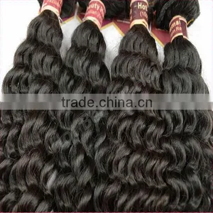 Grade 5A Virgin Hair Unprocessed Curly Intact Virgin Peruvian Hair thumbnail-1
