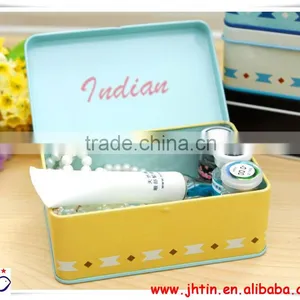 China Wholesale Rectangular Tin Storage Box/large Tin Storage Box thumbnail-1