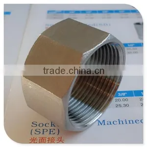 Stainless Steel Threaded/screwed Pipe Cap, Round/hex Head thumbnail-1