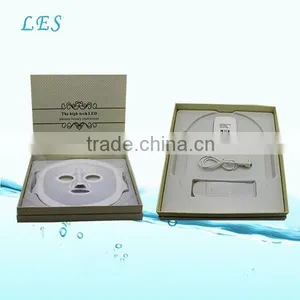 3 Colors Blue Yellow Red LED Light Magnetic Therapy Face Mask for Personal Beauty Care thumbnail-5