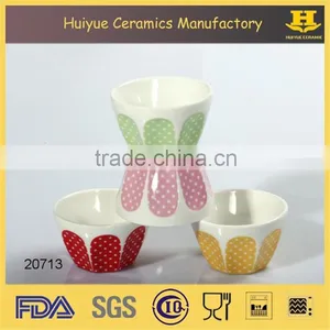 Ceramic Ramekin Bowl, Ramekin With Printing, Souffle Mould thumbnail-1
