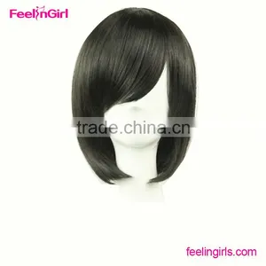 Short Straight Cosplay Bob Style Wigs in Stock thumbnail-5