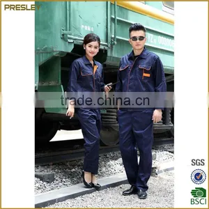 BSCI Workwear Manufacturer Supply Custom Design Safty Workwear Train Maintenance Workwear Jacket thumbnail-4