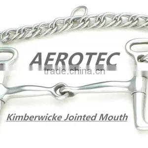 SS Horse Equipment Kimberwicke Jointed Mouth Horse Bits thumbnail-1