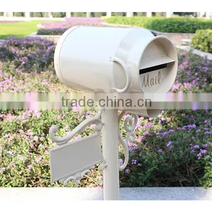 Wrought Iron Mailbox Post/JHC-1043B/wrought Iron Mailbox thumbnail-4