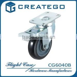 4'' Swivel Caster With Braked for Music Case,road Case thumbnail-1