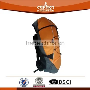 Orange Yellow Waterproof PU Hiking Backpack thumbnail-2