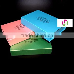 Customized Blue Black Matt Folding Clothing Packaging Box thumbnail-2