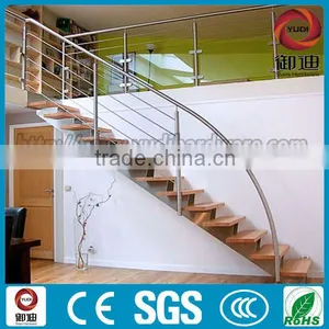 Canada Indoor Straight Steel Wood Prefabricated Stairs thumbnail-3