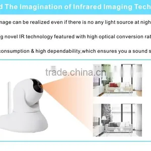 Hot New Product Support Phone Alarm P2P 720P Pan/Tilt Low Cost Wifi ip Camera thumbnail-3