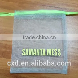Customized Logo Organza Bag For Gift Jewelry Cosmetic thumbnail-5