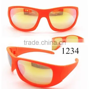Colorful Custom Plastic Sports Sunglass/Protective Sports Eyewear For Riding thumbnail-2