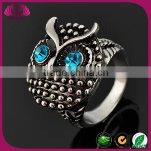 2015 Hot Snap Rings, Snap Buttons OWL Ring thumbnail-1